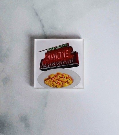 NYC ICONIC Carbone Acrylic Coaster - ArtByLJS